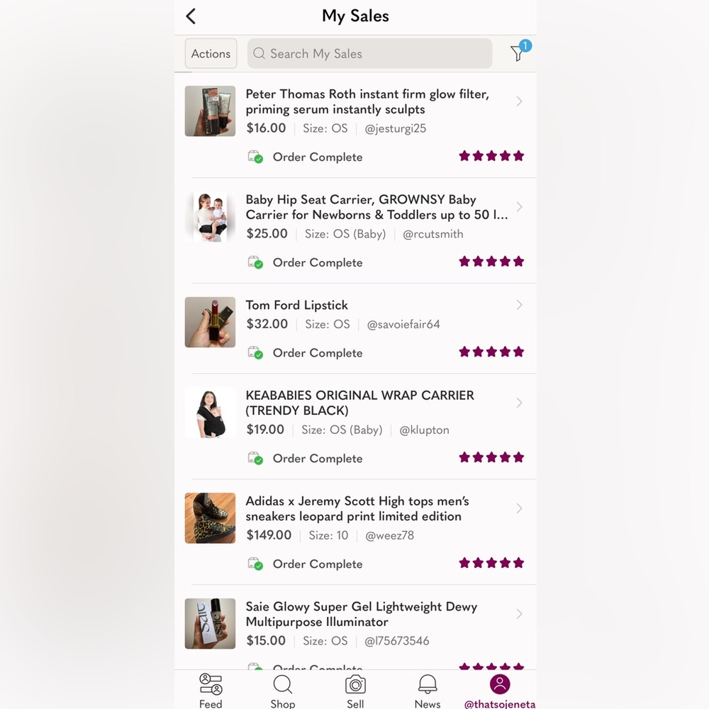 MY SALE REVIEWS AND RATINGS